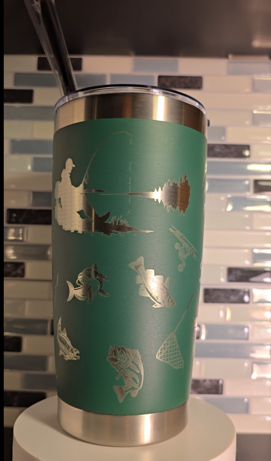 20oz Tapered Engraved Tumbler - Custom Made to Order
