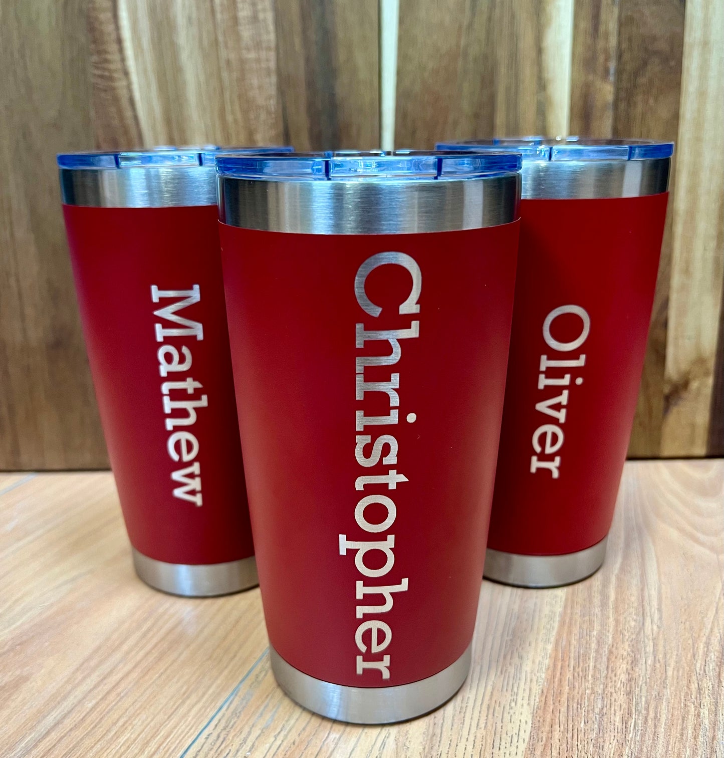 20oz Tapered Engraved Tumbler - Custom Made to Order