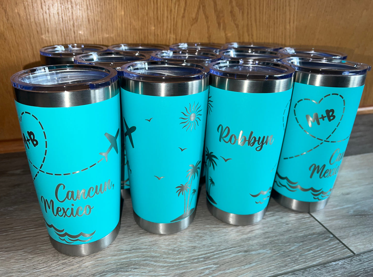Engraved Wedding Party Tumblers