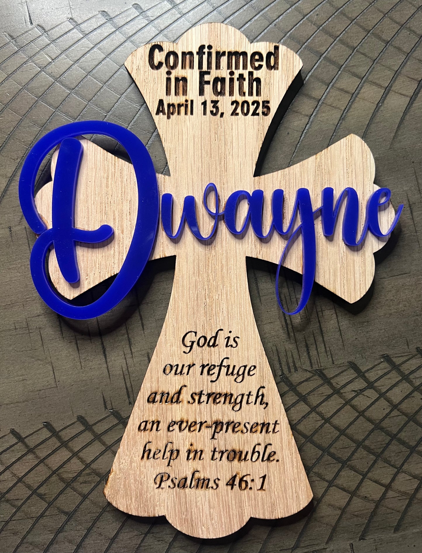 Personalized Cross Sign