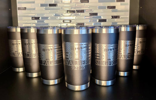 Engraved Wedding Party Tumblers
