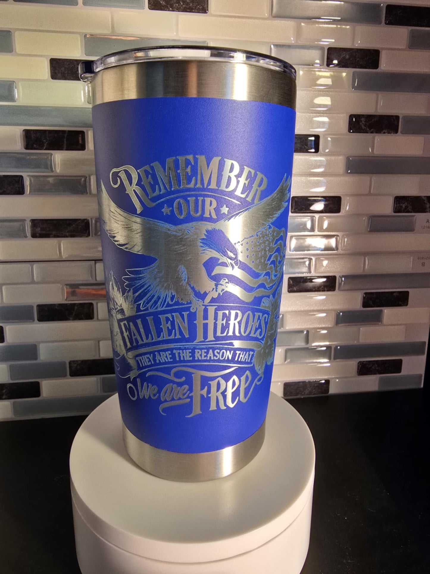 20oz Tapered Engraved Tumbler - Custom Made to Order