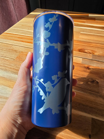 Bird on a Branch 20oz Tumbler