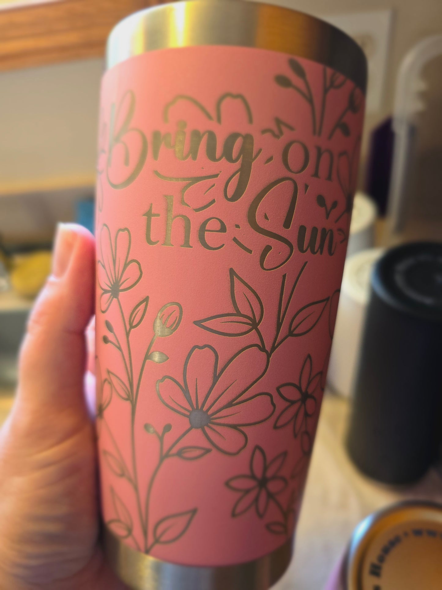 Bring on the Sun Engraved Tumbler