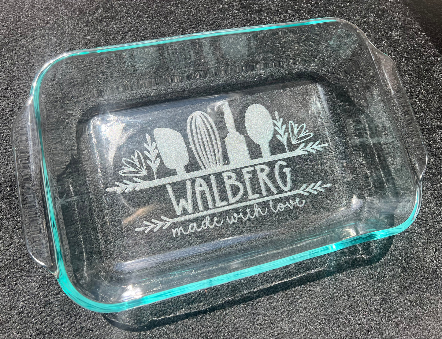 Custom Engraved Baking Dish