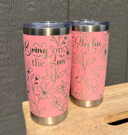 20oz Tapered Engraved Tumbler - Custom Made to Order