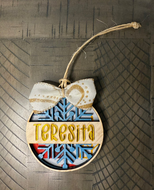 Layered Snowflake Ornament