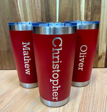 20oz Tapered Engraved Tumbler - Custom Made to Order