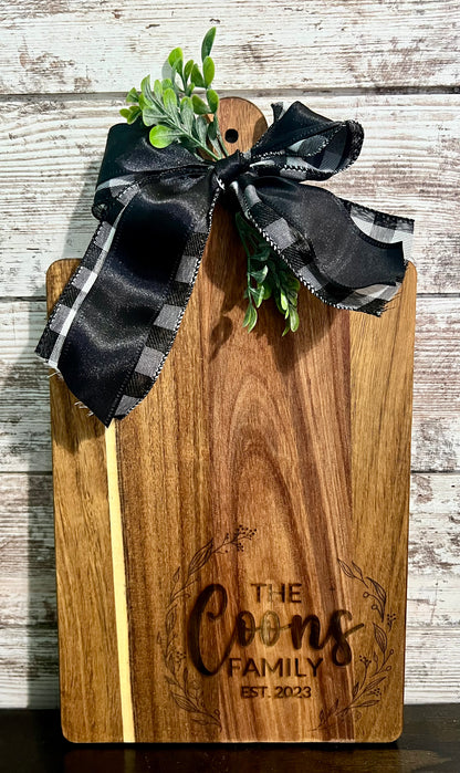 Cutting Board w/Custom Engraving