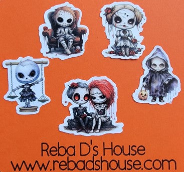 Halloween Stickers - Random Set of 5