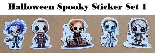 Halloween Spooky Stickers Set 1