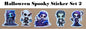 Halloween Spooky Stickers Set 2