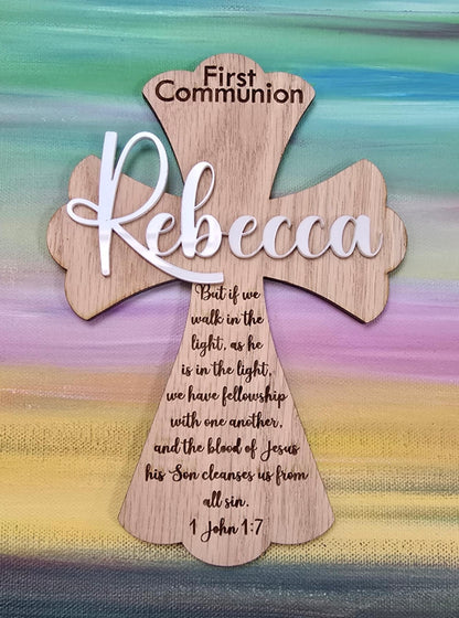 Personalized Cross Sign