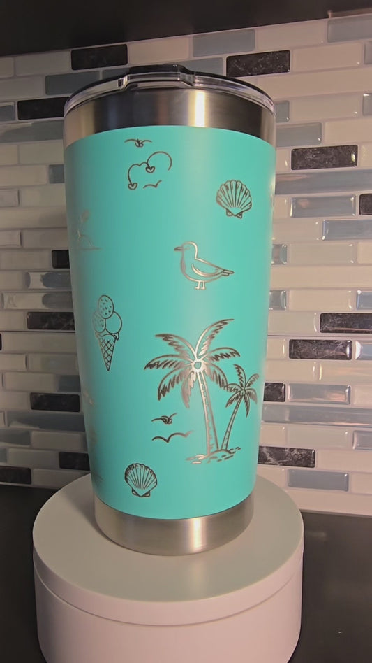 Beach Vibes 20oz Tumbler