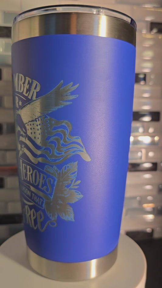 Remember the Fallen 20oz Tumbler