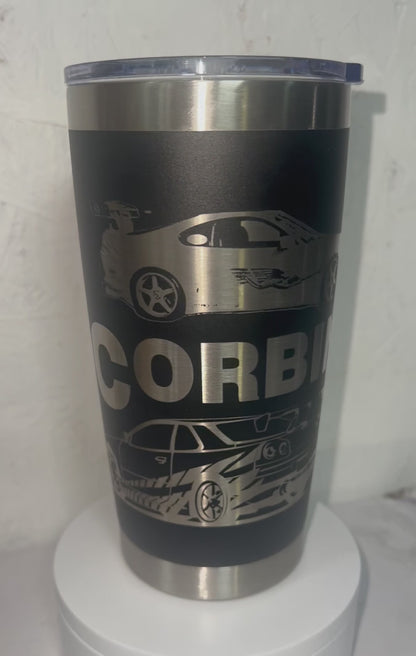 20oz Tapered Engraved Tumbler - Custom Made to Order